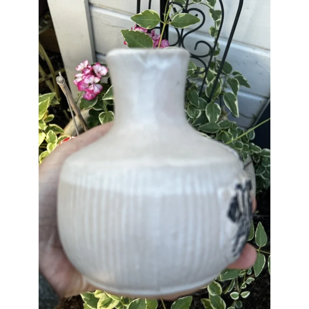Vintage 1971 Pacific Stoneware‎ Seagull Nautical Pottery Vase Pitcher 5